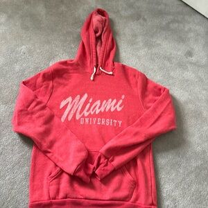 Miami University lightweight hoodie.
